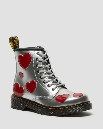 Dr Martens Junior 1460 Glitter Star Lak Veterlaarzen Kinderen Metal | NL 142QMA